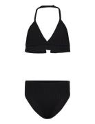 Bikini Bg Frill Bikini Black Lindex