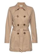 Onlvalerie Trenchcoat Otw Trenchcoat Frakke Brown ONLY