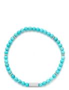 Evelution - Bracelet With Green Mix Pearls Armbånd Smykker Blue Samie