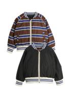 Stripe Reversible Baseball Jacket Bomberjakke Multi/patterned Mini Rod...