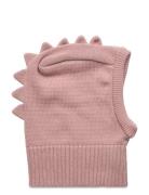 Balaclava Triangles Knit Accessories Headwear Balaclava Pink Huttelihu...