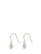 Lucia Recycled Crystal Earstuds Silver-Plated Ørestickere Smykker Silv...