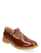 Shoes - Flat - With Buckle Flade Sandaler Brown ANGULUS