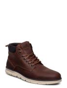 Jfwtubar Leather Brandy Sn Snørestøvler Brown Jack & J S