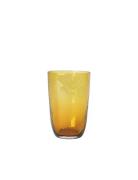 Drikkeglas 'Hammered' Home Tableware Glass Drinking Glass Yellow Brost...