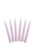 Twisted Candles, 6 Piece Box Home Decoration Candles Pillar Candles Pu...