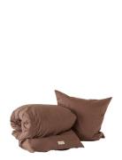 Nuku Bedding - Junior Home Sleep Time Bed Sets Brown OYOY Living Desig...