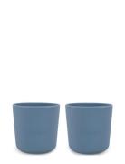 Silik Kop 2-Pak - Powder Blue Home Meal Time Cups & Mugs Cups Blue Fil...