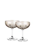 Crispy Copal Gatsby Champagneglas Home Tableware Glass Champagne Glass...
