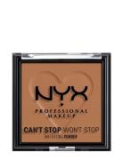 Can’t Stop Won’t Stop Mattifying Powder Pudder Makeup Brown NYX Profes...