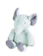 Organic Cotton Elephant 18 Cm Toys Soft Toys Stuffed Animals Blue Tiki...