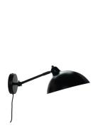 Futura Væglampe Sort/ Hvid Home Lighting Lamps Wall Lamps Black Dyberg...