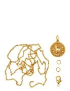 Zodiac Coin Pendant And Chain Set, Aries Toys Creativity Drawing & Cra...