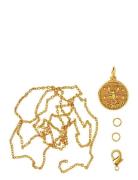 Zodiac Coin Pendant And Chain Set, Scorpio Toys Creativity Drawing & C...