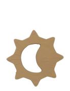 Natural Rubber Teether - Sun - Ochre Toys Baby Toys Teething Toys Beig...