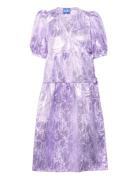 Mikacras Dress Knælang Kjole Purple Cras