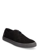 Linden Suede Low-top Sneakers Black Fred Perry