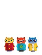 Ziptou Toys Playsets & Action Figures Wooden Figures Multi/patterned D...