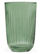 Hammershøi Vandglas 37 Cl Grøn 4 Stk. Home Tableware Glass Drinking Gl...
