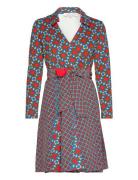 Dvf Dublin Wrap Dress Kort Kjole Multi/patterned Diane Von Furstenberg