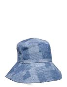 Dena Bucket Hat Accessories Headwear Bucket Hats Blue Becksöndergaard