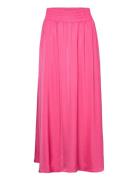 Vanorasz Skirt Lang Nederdel Pink Saint Tropez