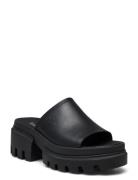Everleigh Slide Sandal Black Shoes Summer Shoes Platform Sandals Black...