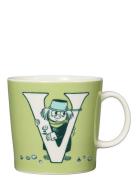 Moomin Mug 04L Abc V Home Tableware Cups & Mugs Coffee Cups Green Arab...