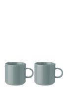 Stelton Mug 2 Pcs Home Tableware Cups & Mugs Coffee Cups Green Stelton