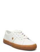 Janson Iv Action Leather Trainer Low-top Sneakers White Lauren Ralph L...
