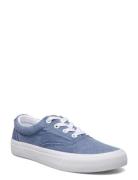 Keaton Washed Canvas Trainer Low-top Sneakers Blue Polo Ralph Lauren