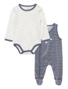 Body Ls W.romper Sets Sets With Body Blue Fixoni