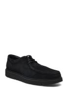 Eilo Vibram Low - Black Suede Low-top Sneakers Black Garment Project