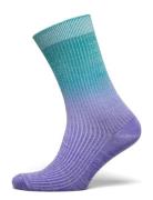 Gradiant Glitter Sock Lingerie Socks Regular Socks Blue Becksöndergaar...