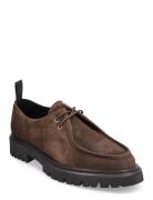 Tatum Suede Moc Toe Shoe Desert Boots Snøresko Brown Les Deux