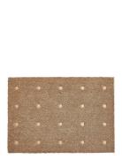 Dot Doormat Home Textiles Rugs & Carpets Door Mats Brown OYOY Living D...