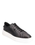 Pointy Court Sneaker Snøresko Flade Black Tommy Hilfiger