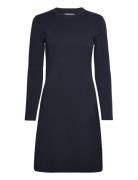 Heavy Knit Dresses Knælang Kjole Blue Marc O'Polo