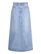 De-Pago Skirt Lang Nederdel Blue Diesel