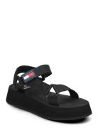 Tjw Eva Sandal Shoes Summer Shoes Platform Sandals Black Tommy Hilfige...