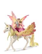 Schleich Fairy Feya With Pegasus Unicorn Toys Playsets & Action Figure...
