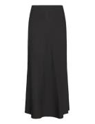 Viscose Maxi Skirt Lang Nederdel Black Gina Tricot