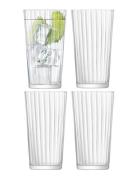 Gio Line Juice Glass Set 4 Home Tableware Glass Drinking Glass Nude LS...