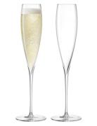 Savoy Champagne Flute Set 2 Home Tableware Glass Champagne Glass Nude ...