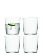 Gio Tumbler Set 4 Home Tableware Glass Drinking Glass Nude LSA Interna...
