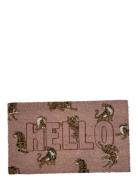 Doormat Home Textiles Rugs & Carpets Door Mats Pink Au Maison