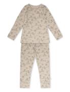 Melvin Homewear Set Pyjamassæt Beige That's Mine