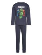 Lwaris 101 - Pyjamas Pyjamassæt Navy LEGO Kidswear