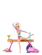 Gymnastics Playset With Blonde Fashion Doll, Balance Beam, 10+ Accesso...