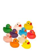 Bath Ducks In Assorted Colors Set Of 10 Pcs. Toys Bath & Water Toys Ba...